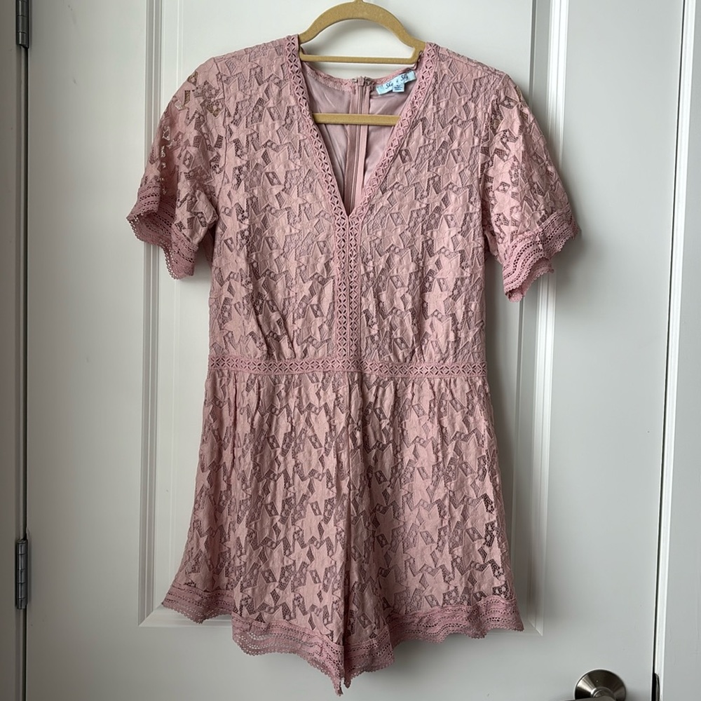 Mauve Star Romper